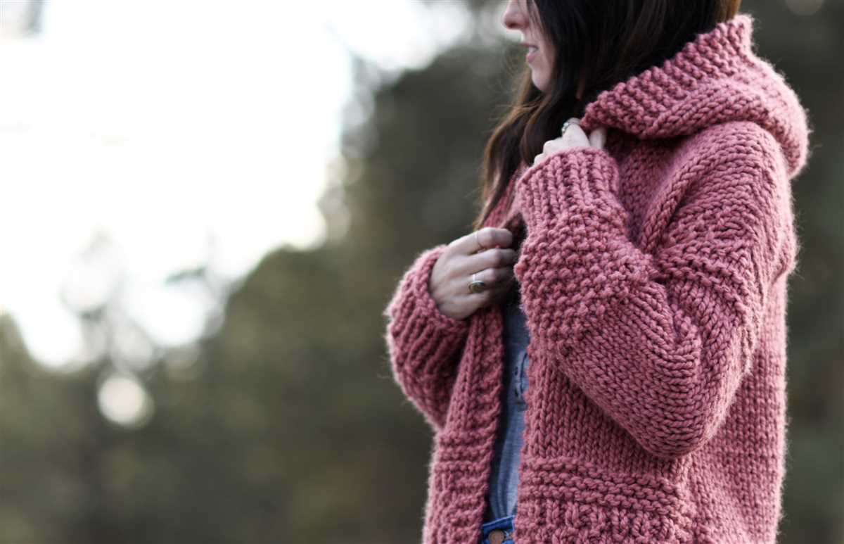 Knitted hoodie pattern women's free