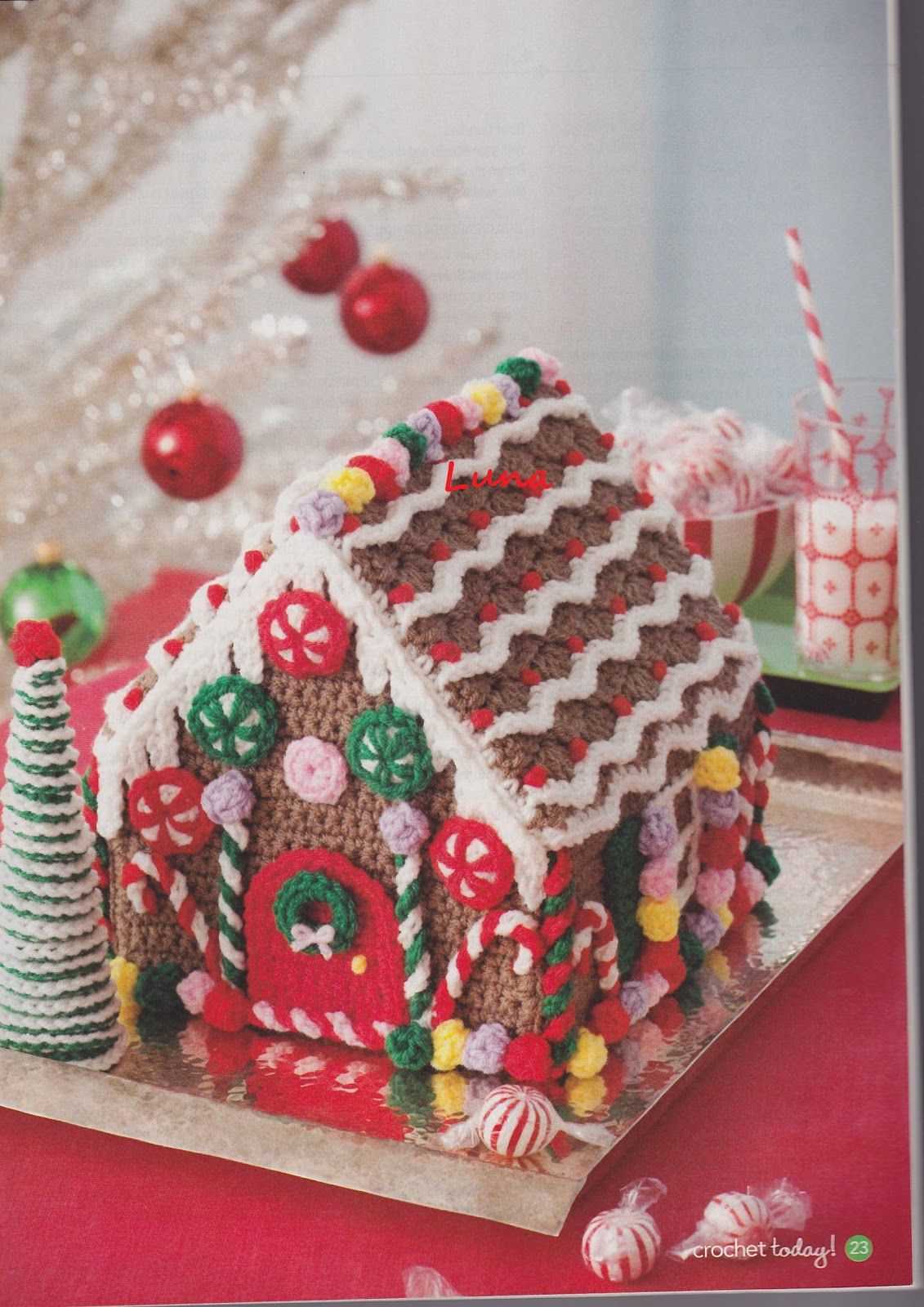 Knitted house pattern free