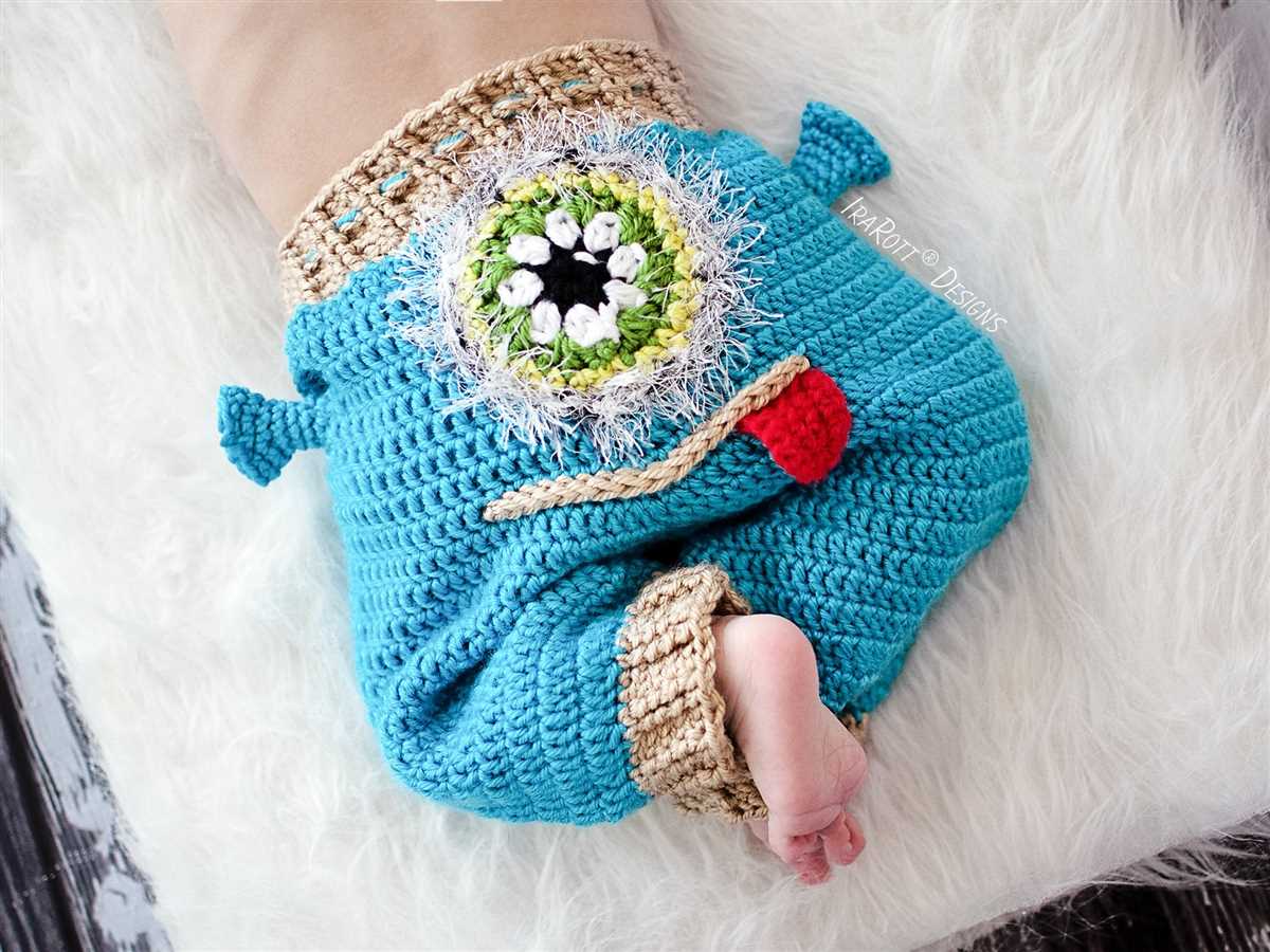Knitted monster pants free pattern