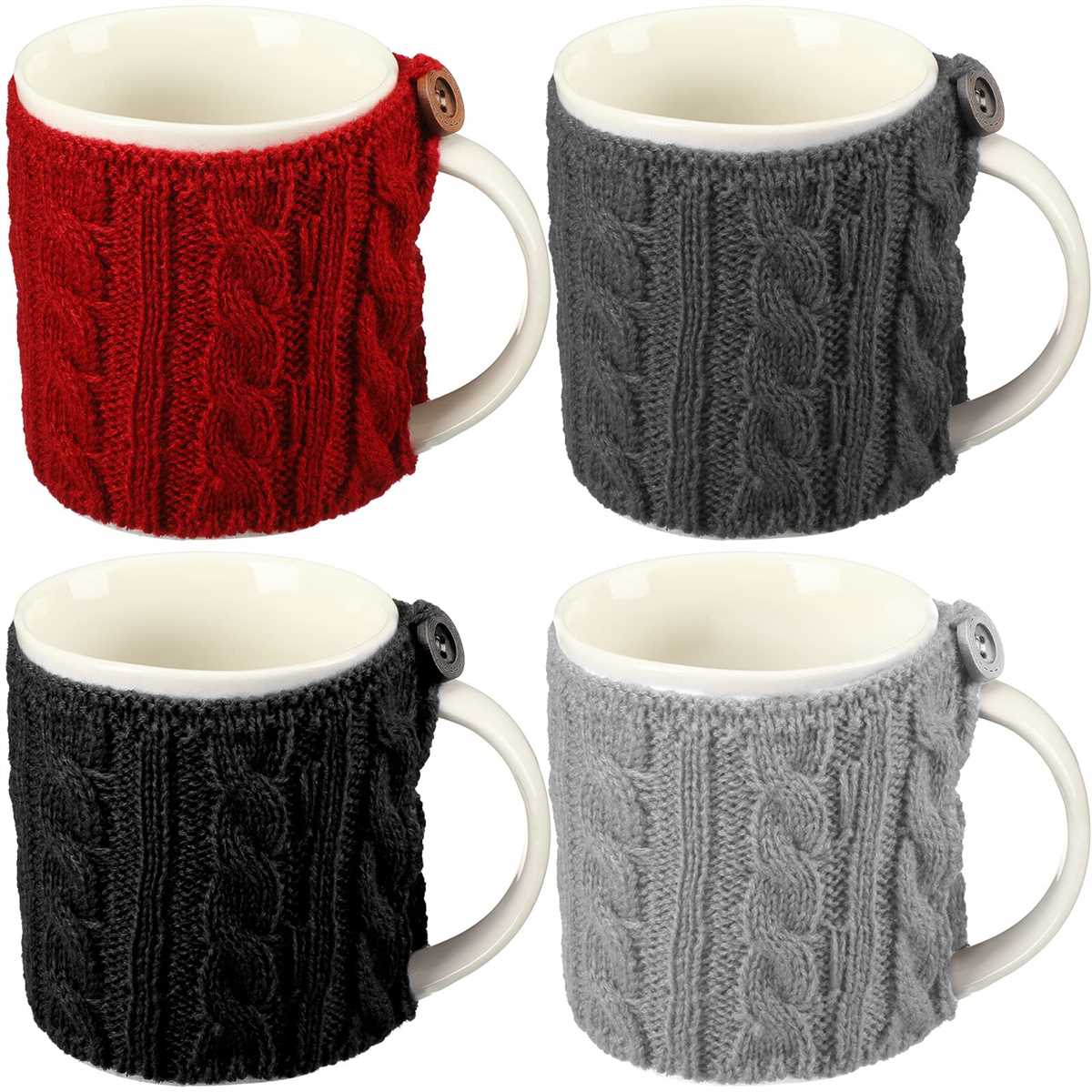 Knitted mug cozy pattern