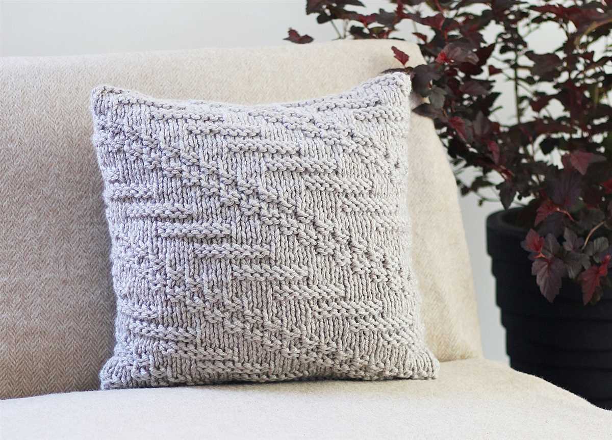 Create Your Own Unique Knitted Pillowcase Design with This Pattern Knitted pillowcase pattern