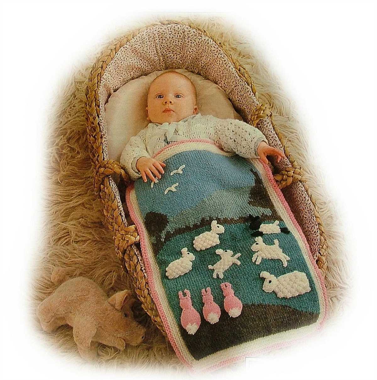 Knitted pram blanket patterns free