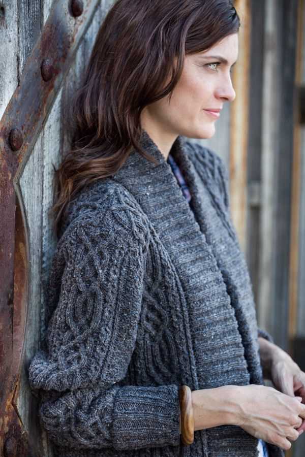 Knitted sweater coat pattern free