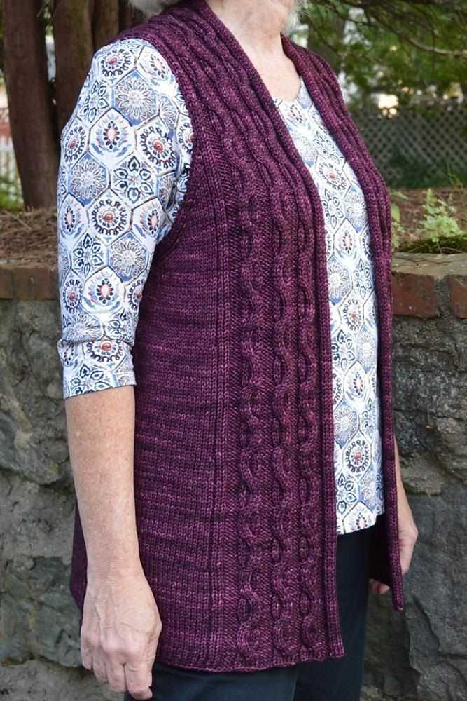 Knitted vest patterns for ladies