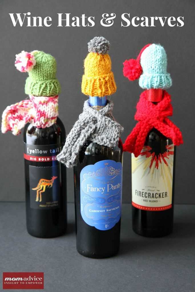 Knitted wine bottle toppers patterns