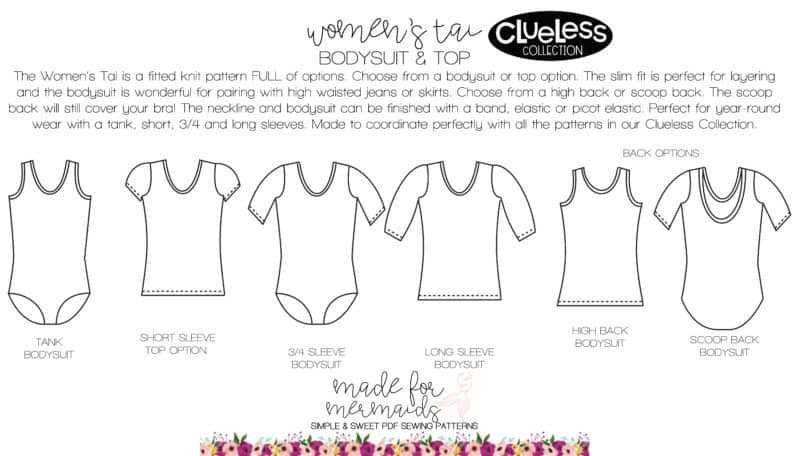 Knitted bodysuit pattern