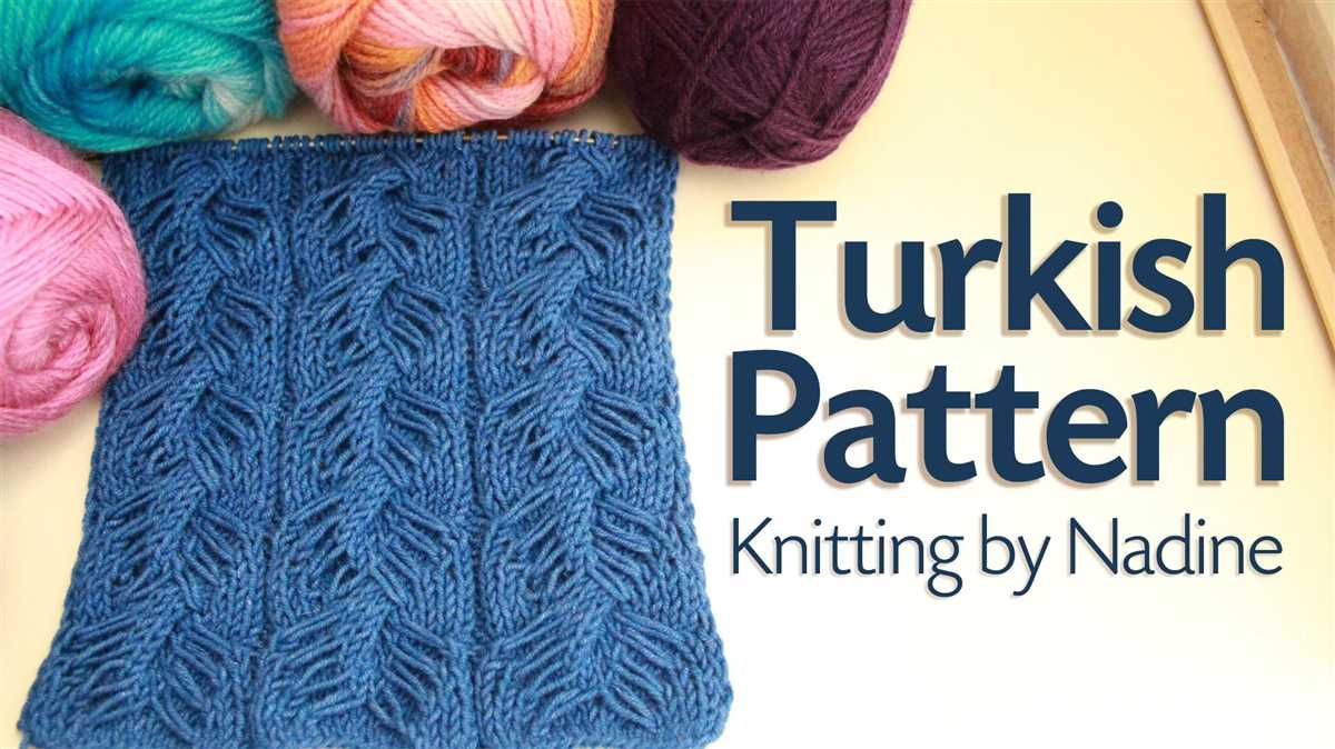 Knitted braid pattern