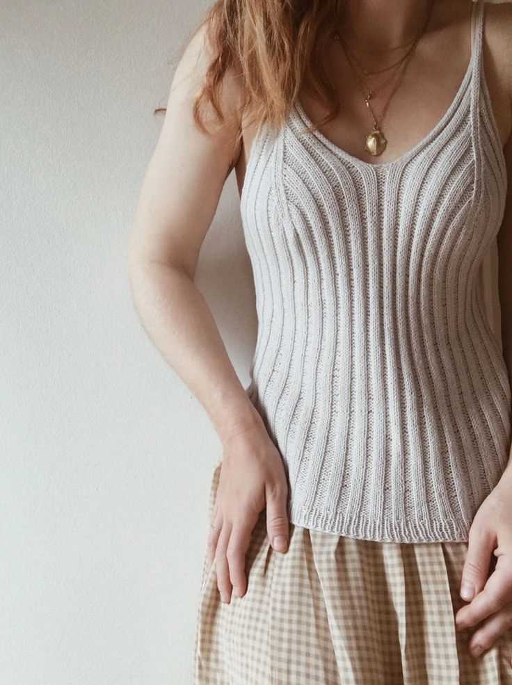 Knitted camisole pattern