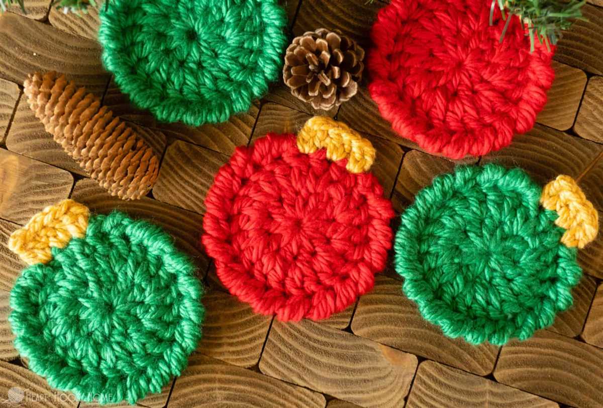 Knitted christmas coaster patterns