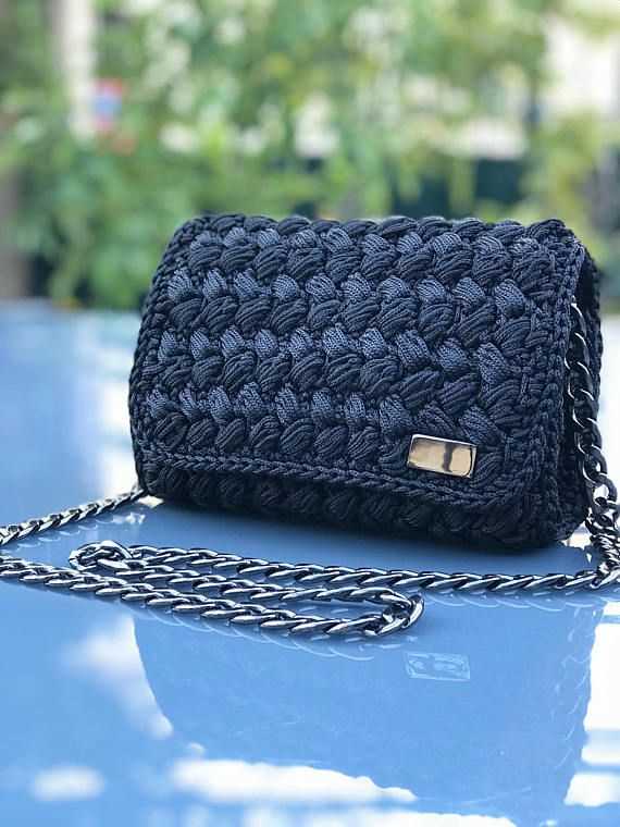 Knitted clutch purse pattern