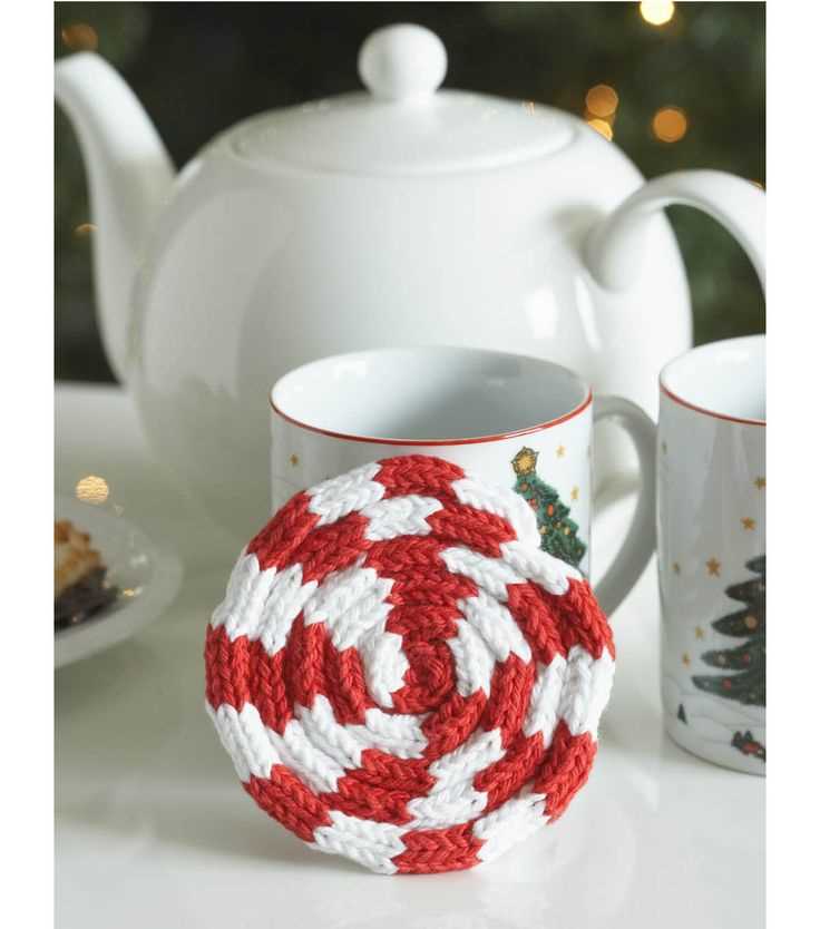 Knitted coaster patterns