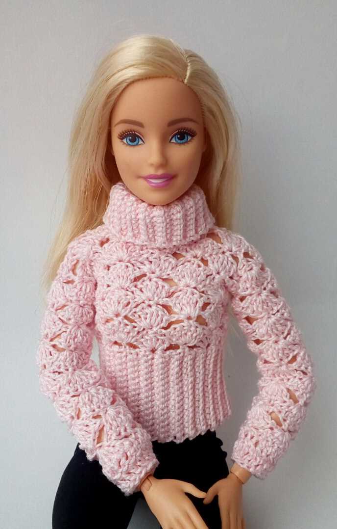 Knitted doll sweater pattern free