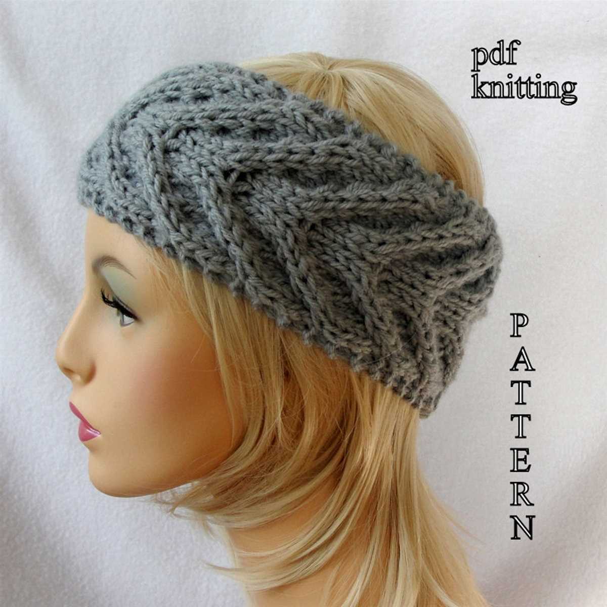 Knitted ear warmer pattern free