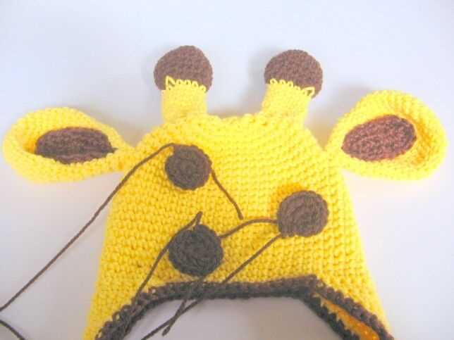 Knitted giraffe hat pattern free