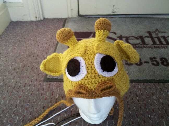 Knitted giraffe hat pattern free