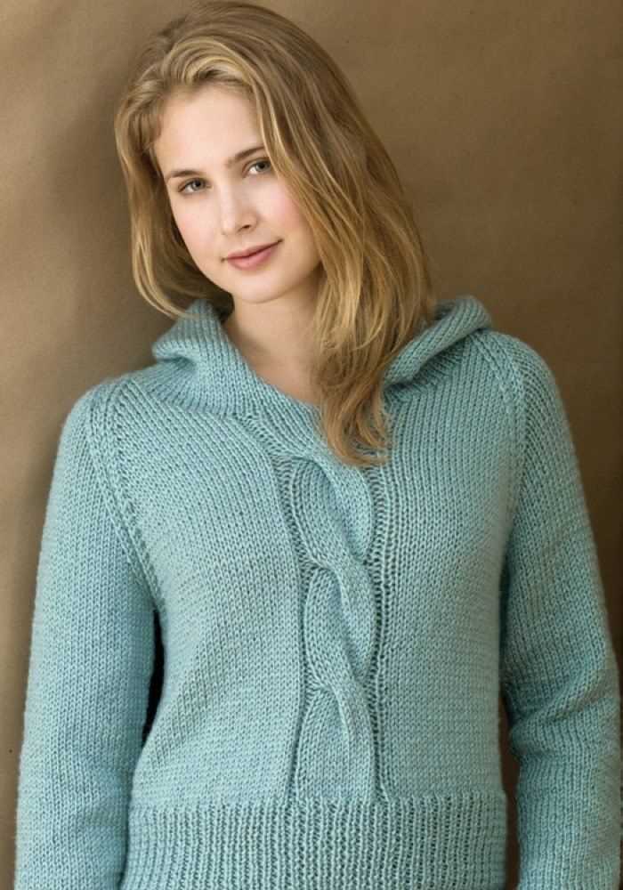 Knitted hoodie pattern women's free