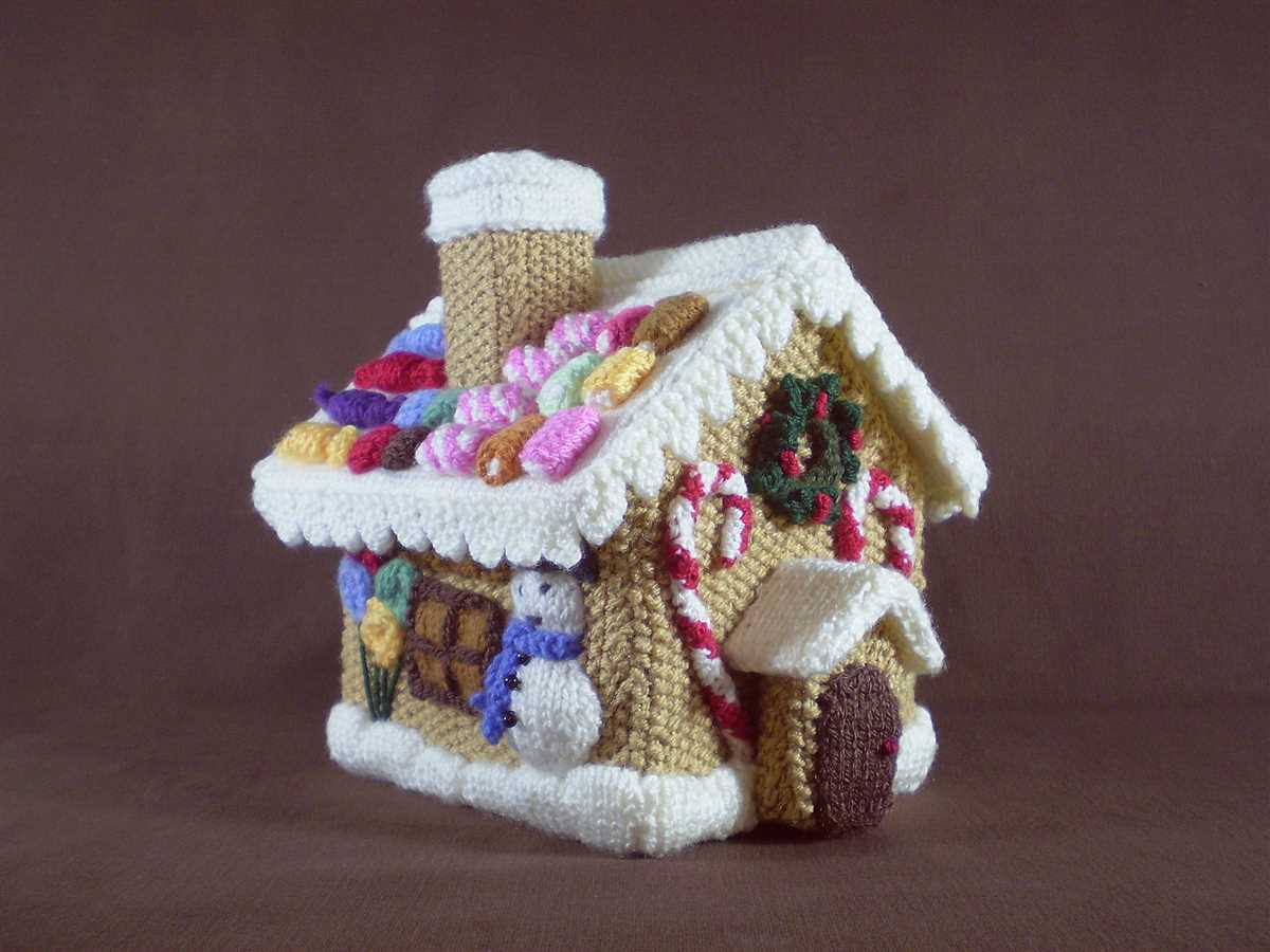 Knitted house pattern free