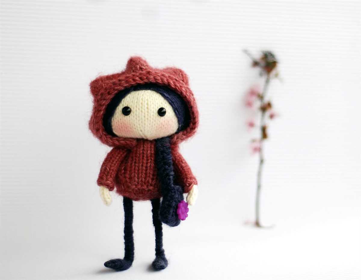 Knitted man doll pattern