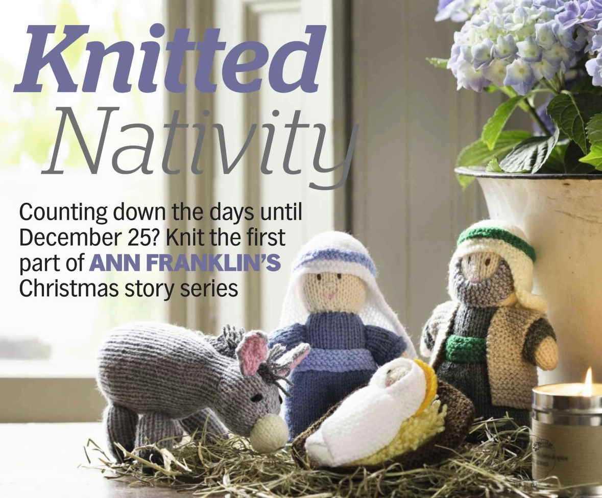 Knitted nativity set pattern free