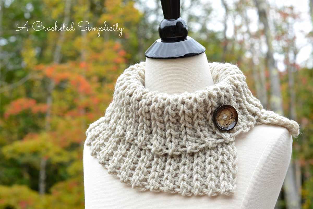 Knitted neck cowl pattern