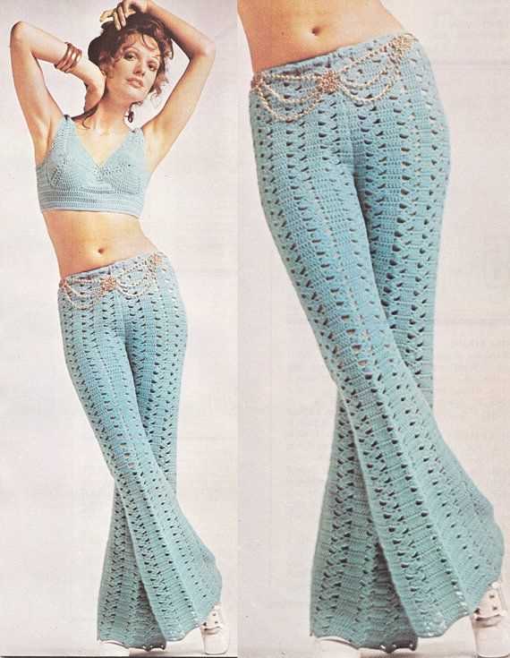 Knitted pants pattern for adults