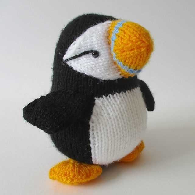 Knitted penguin toy pattern free