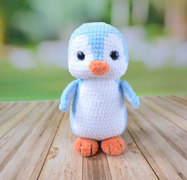 Knitted penguin toy pattern free