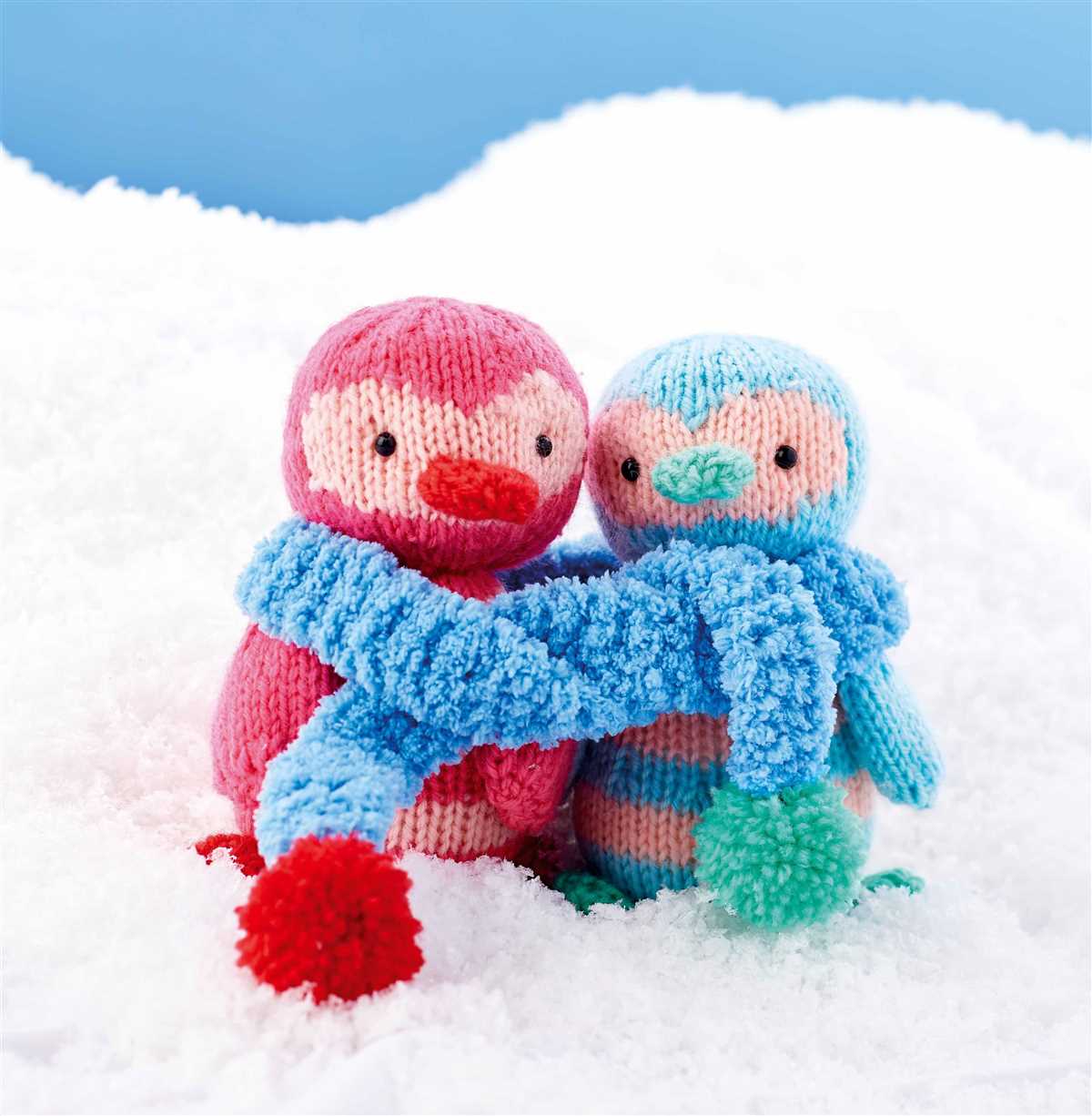 Knitted penguin toy pattern free