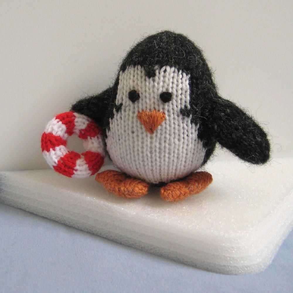 Knitted penguin toy pattern free