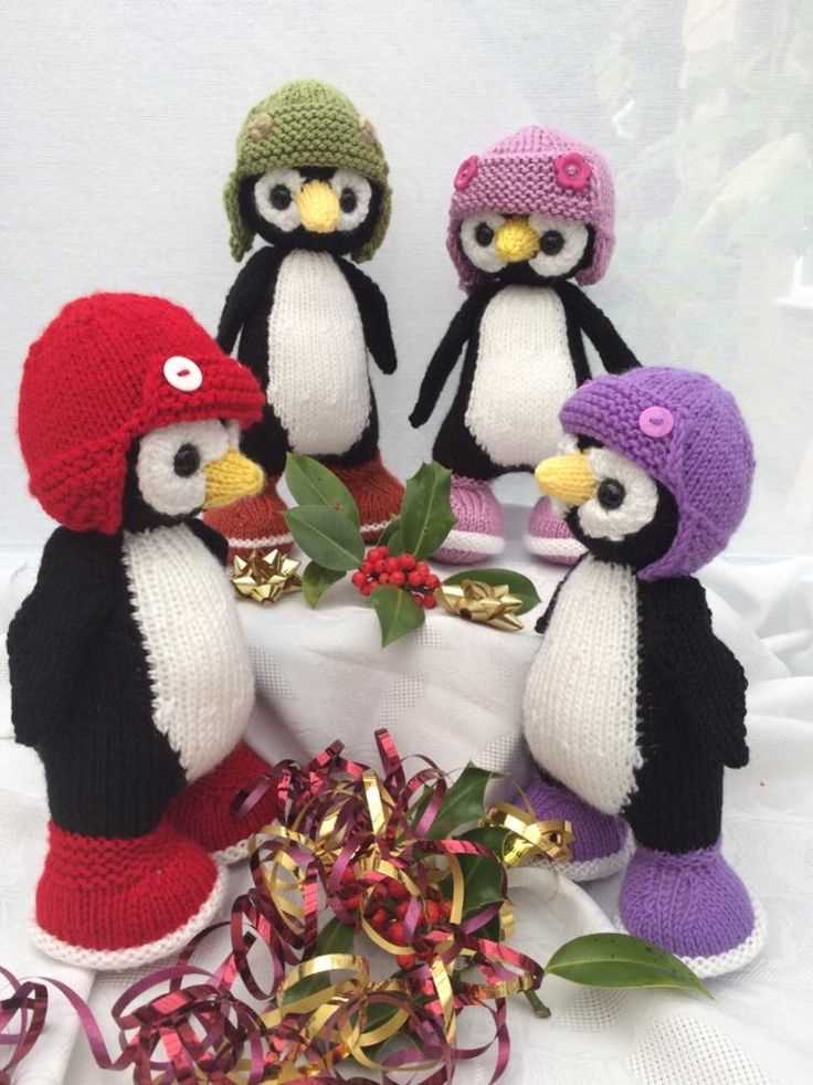 Knitted penguin toy pattern free