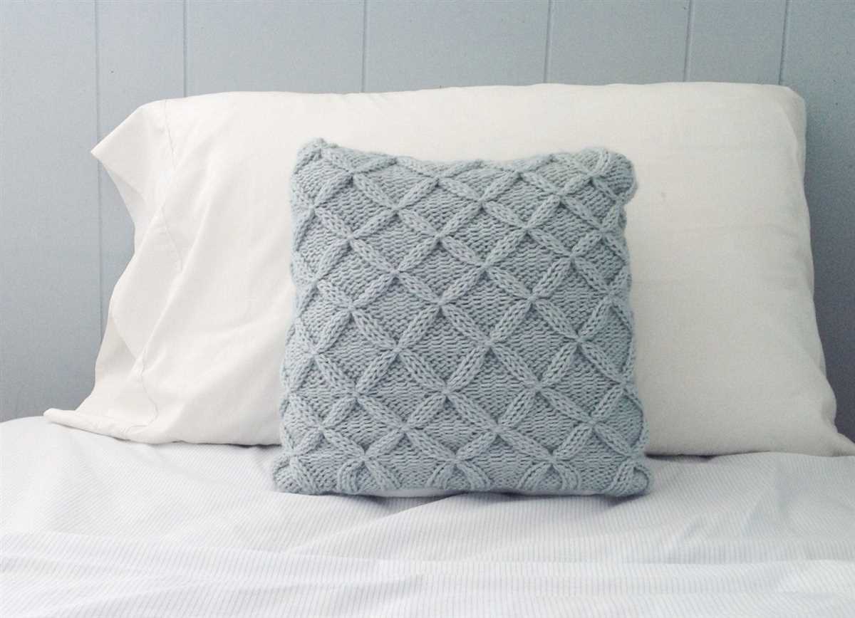 Knitted pillow patterns