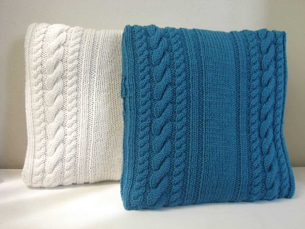 Knitted pillowcase pattern