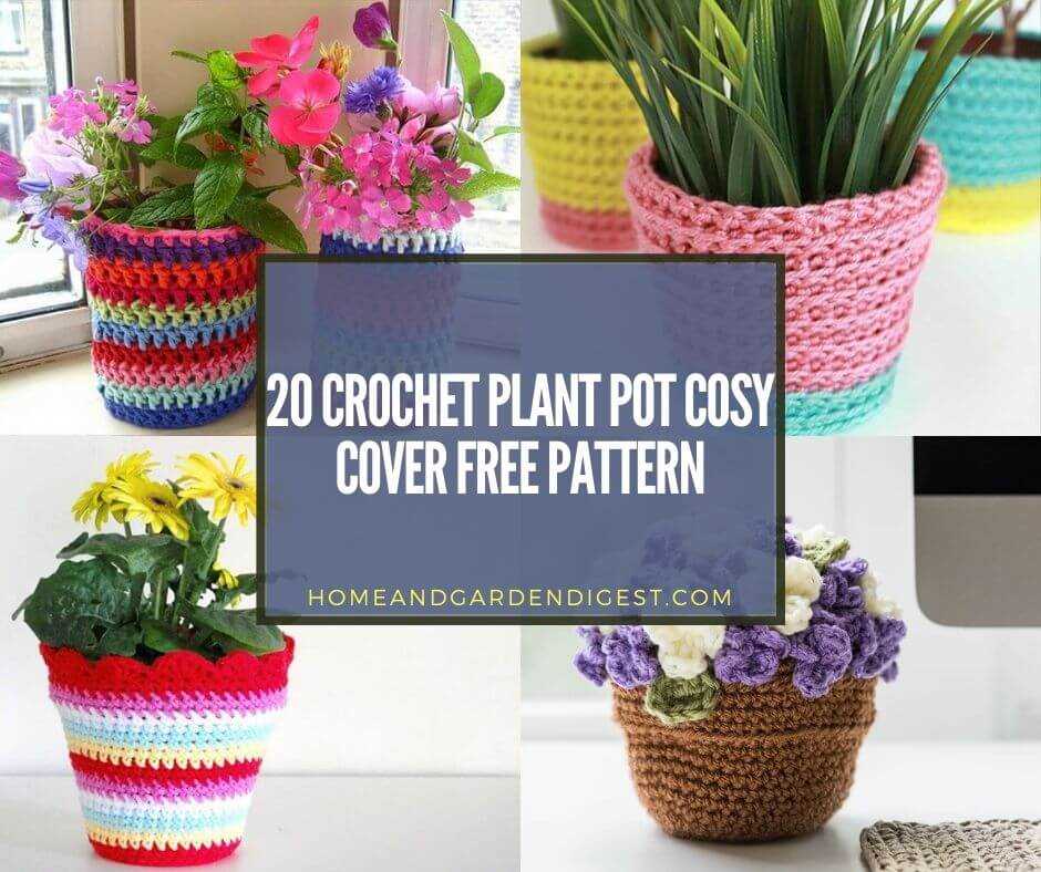 Knitted plant pattern