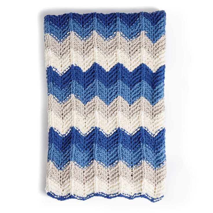 Knitted ripple pattern