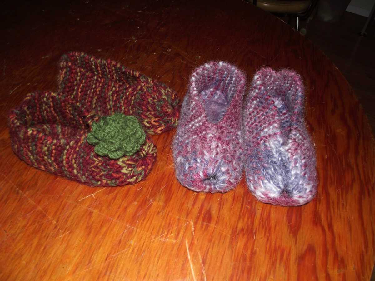 Knitted slipper patterns for beginners