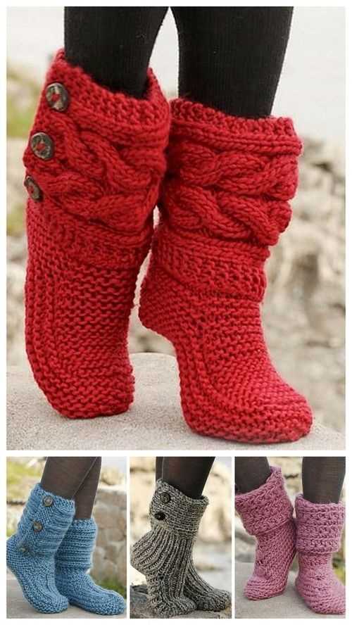 Discover the Best Knitted Slipper Patterns for Free Knitted slipper patterns free