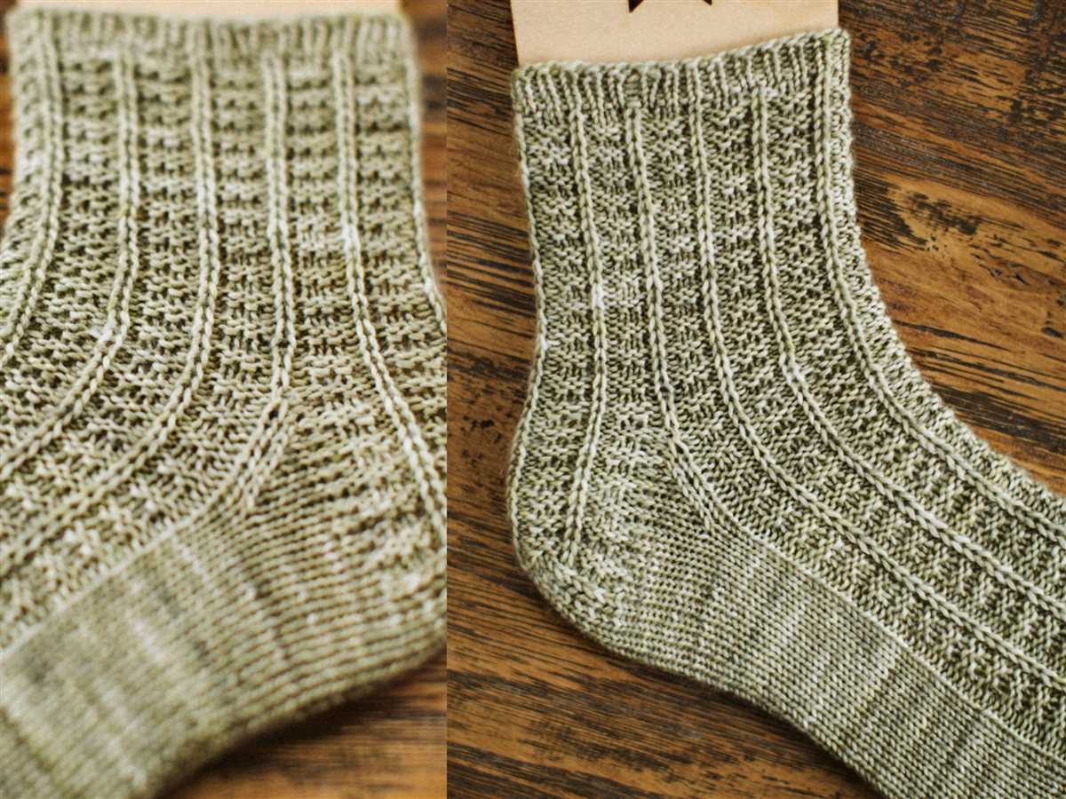 Knitted socks patterns