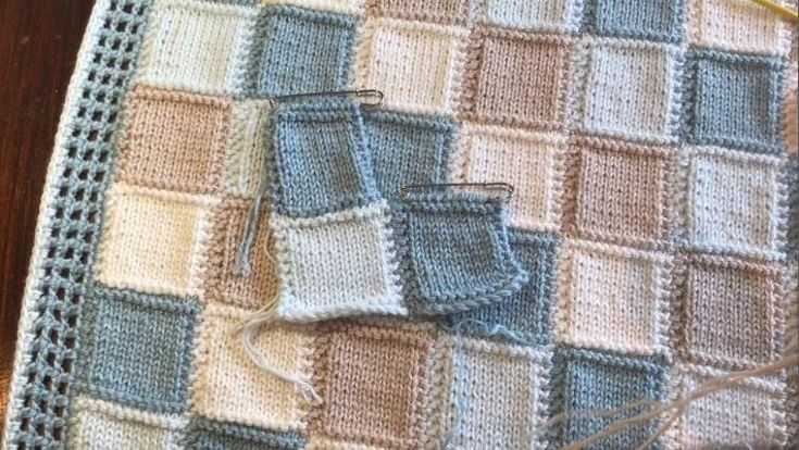 Knitted squares blanket pattern free