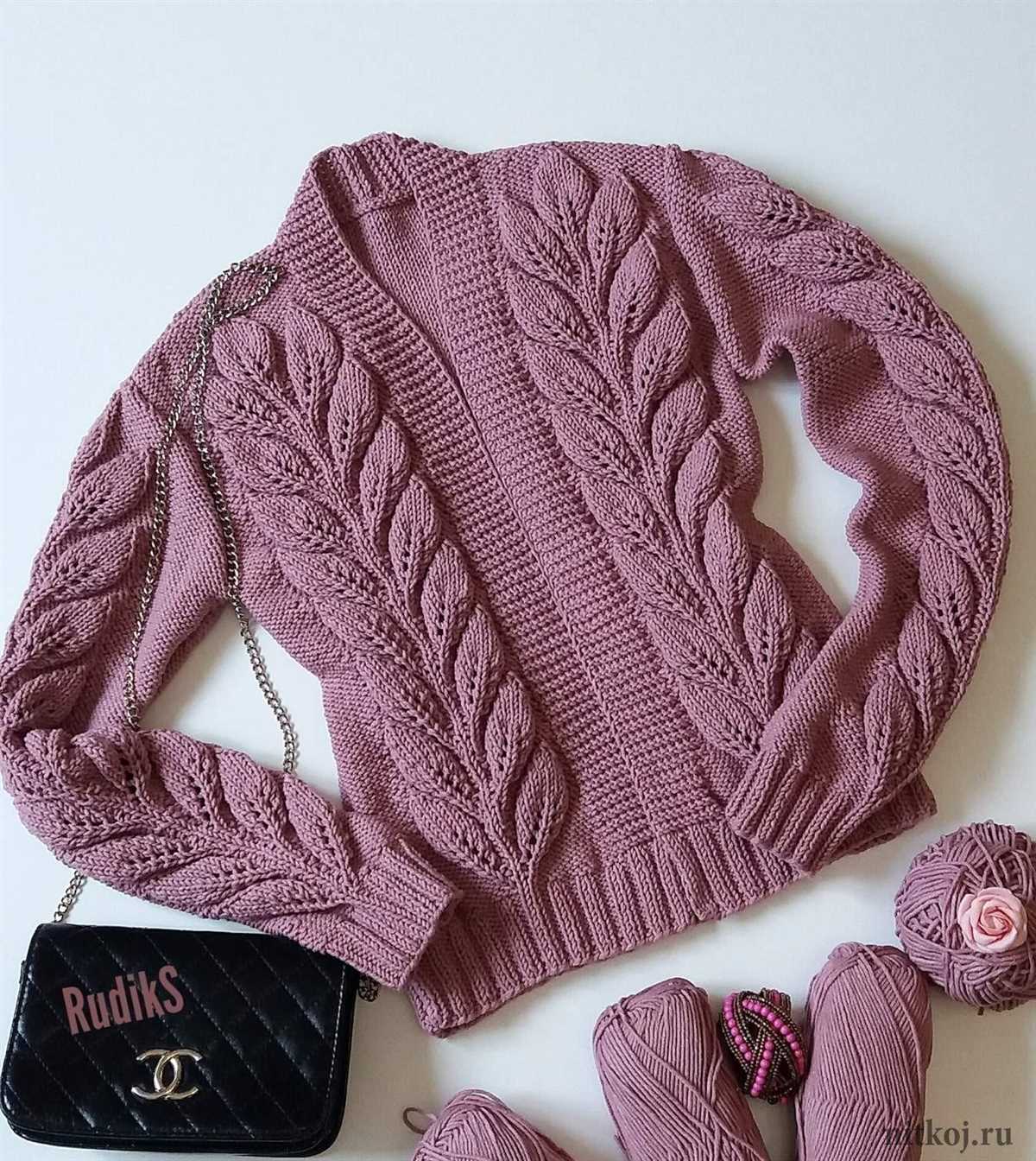 Knitted sweater coat pattern free
