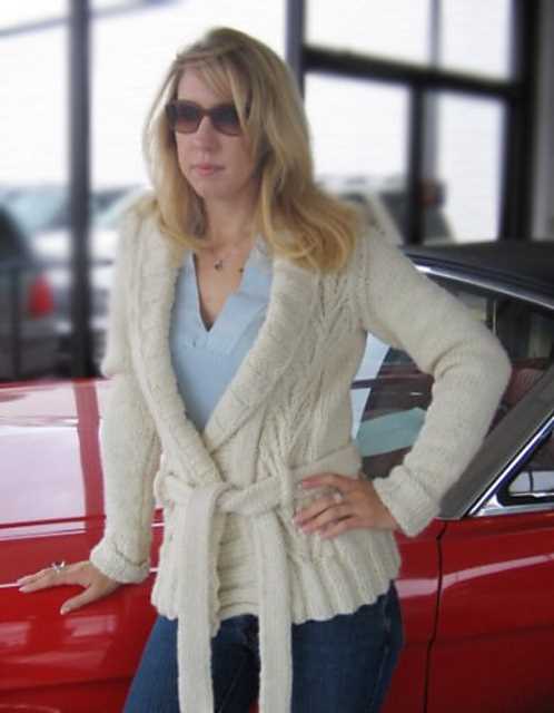 Knitted sweater coat pattern free