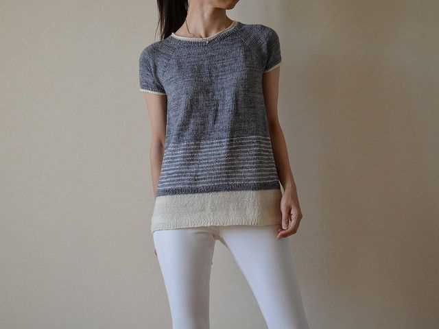 Knitted t-shirt pattern