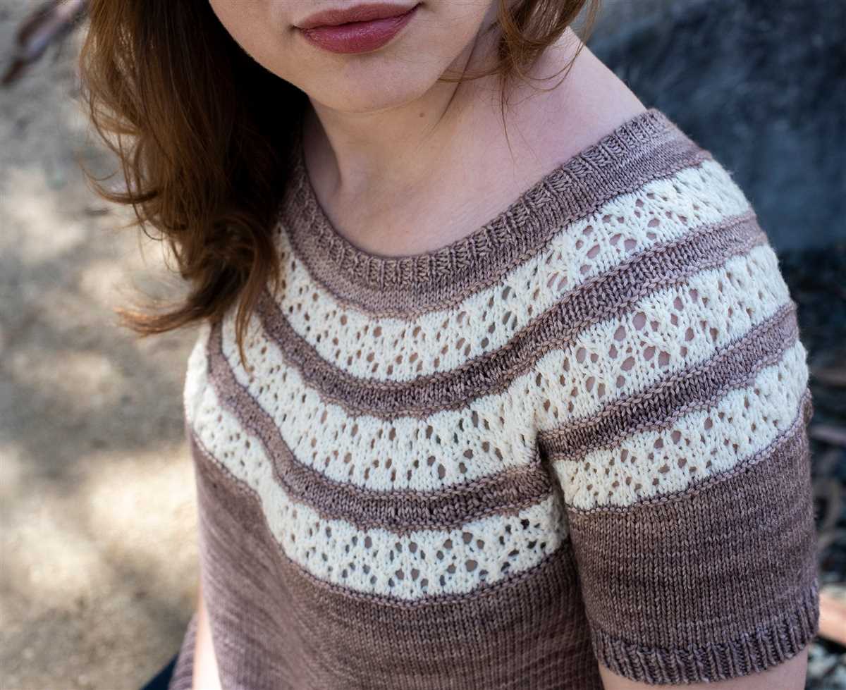 Knitted top pattern