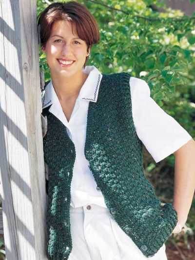 Knitted vest patterns for ladies