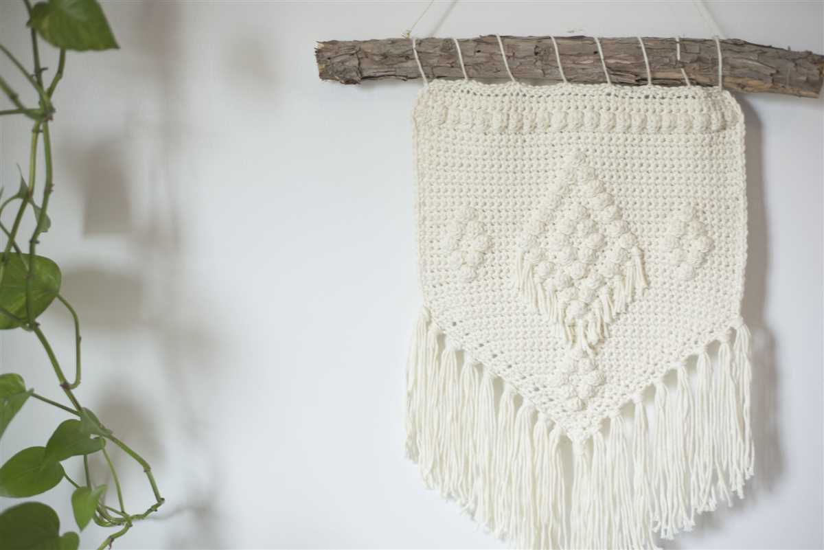 Knitted wall hanging patterns