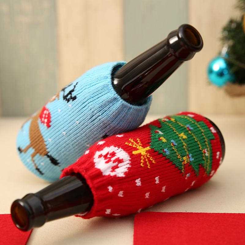 Knitted wine bottle bag pattern