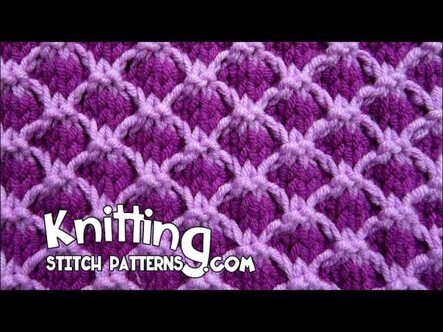 Knitting 2 color patterns