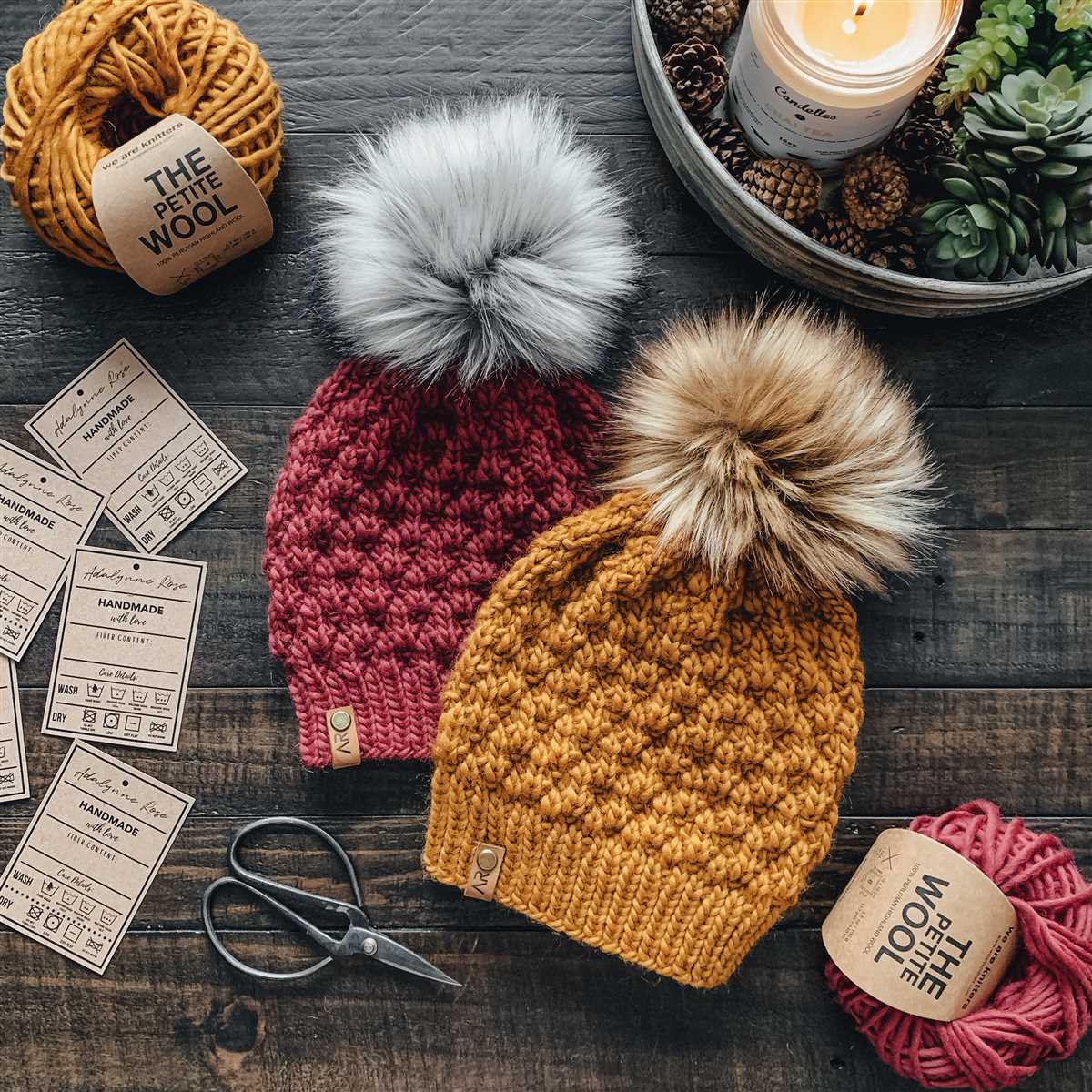 Knitting beanie pattern