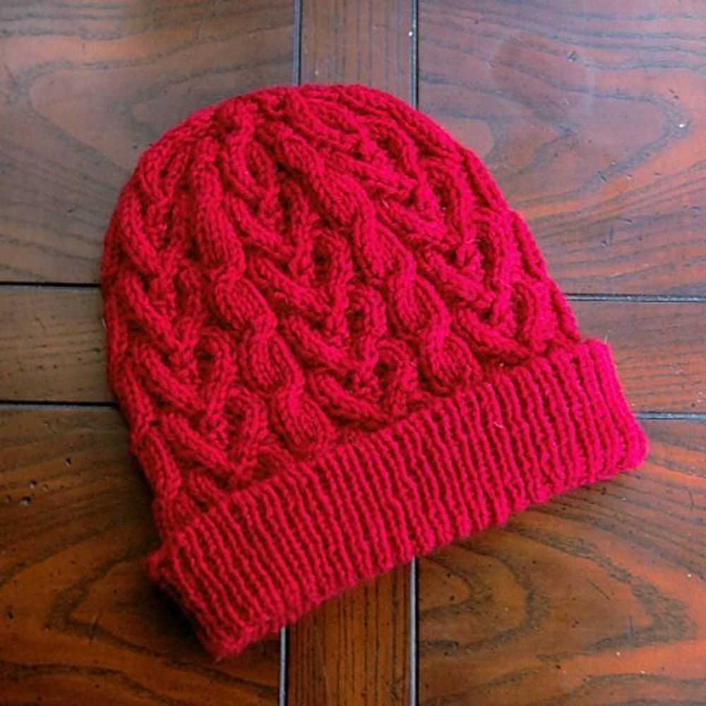 Knitting beanie pattern