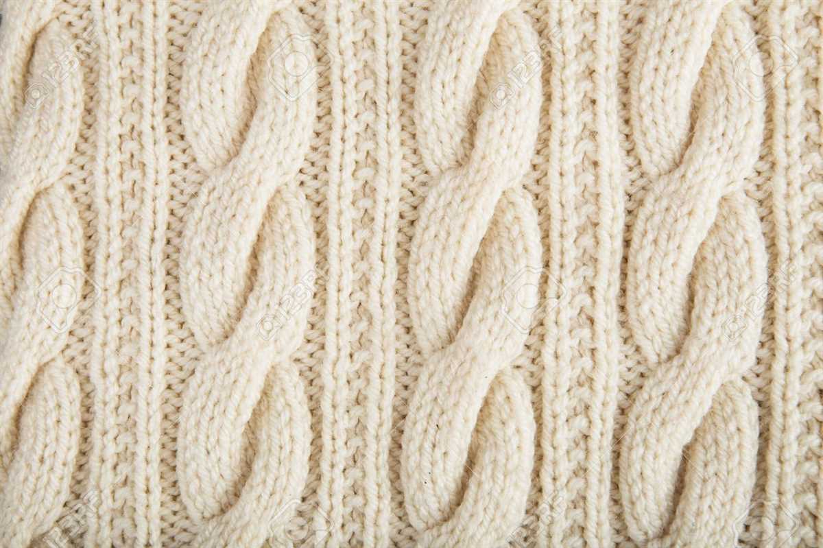 Knitting braid pattern