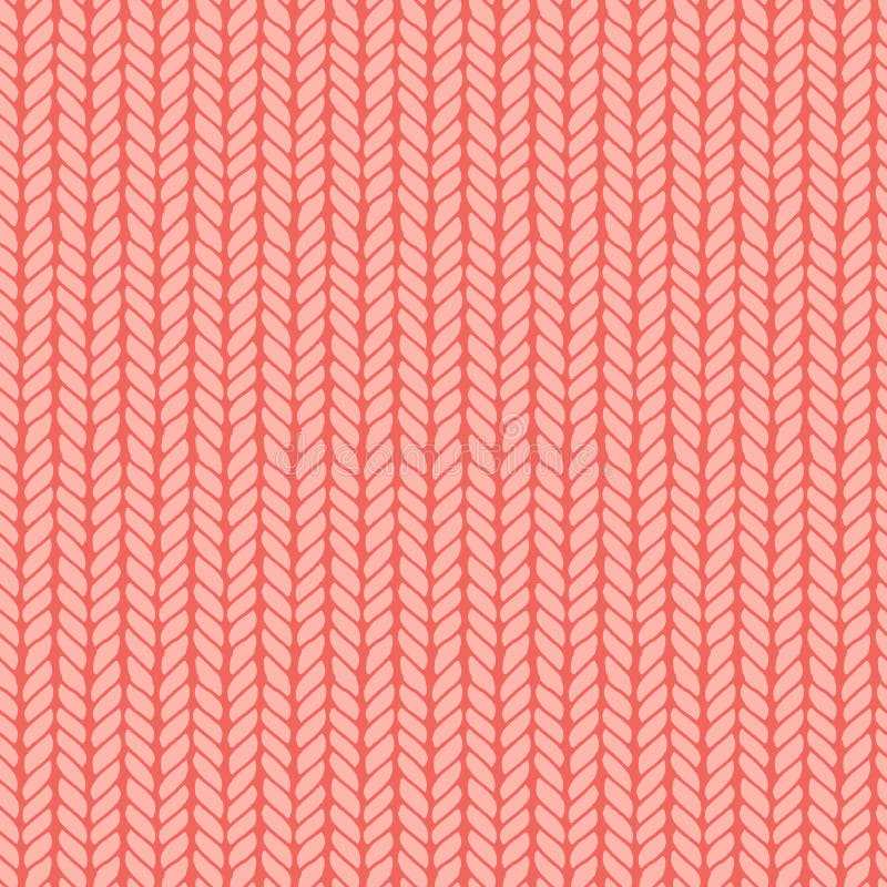 Knitting braid pattern